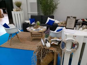 Holzplanken Stehkube mittel 4